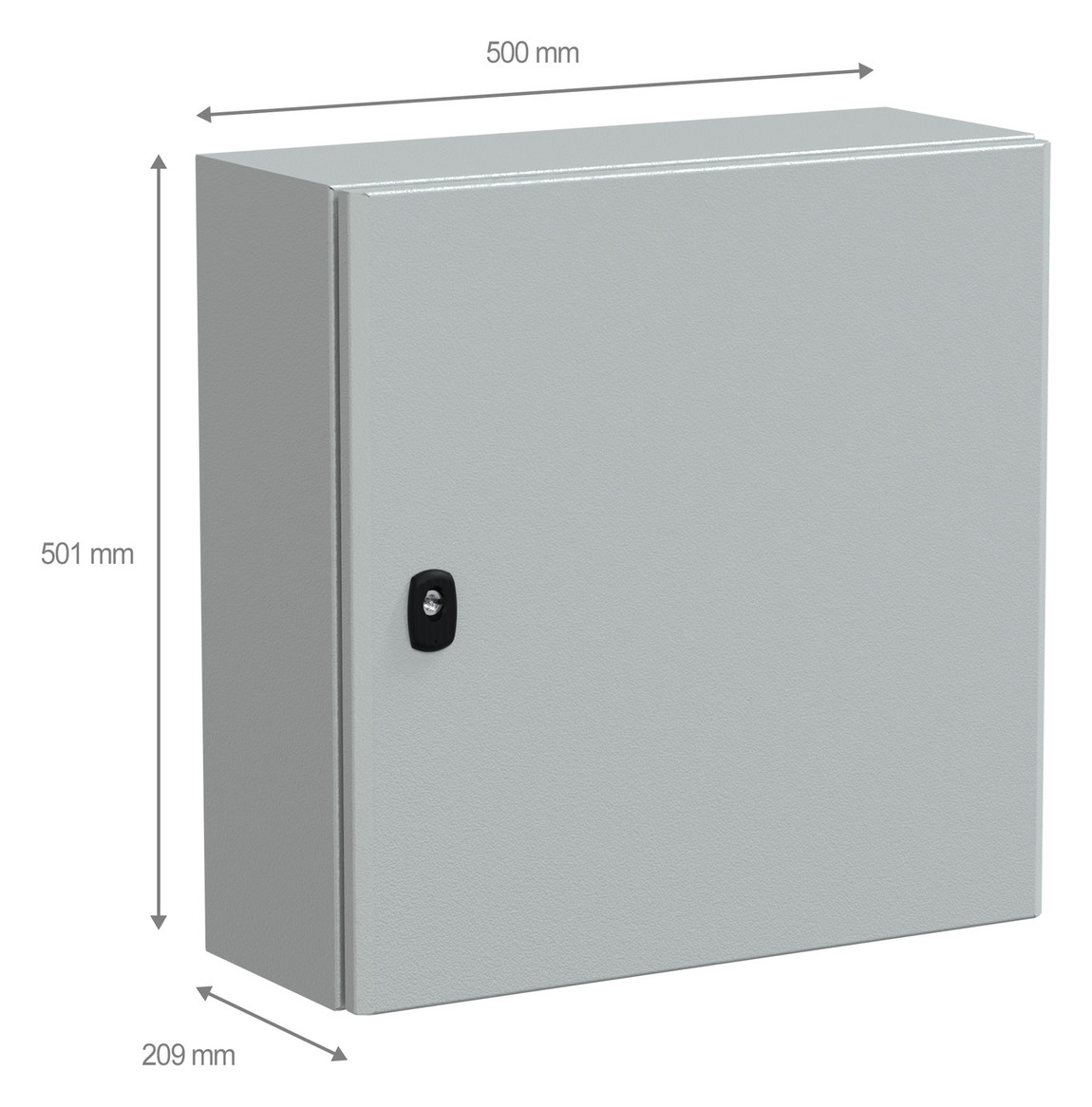 Wandschrank ST IP55 B500xH500xT200mm m.MPL pulverbesch