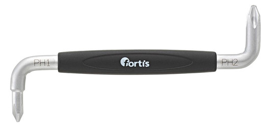 fortis-Winkelschraubendreher - PH1/PH2x100mm