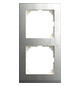 Rahmen 2f edst/alu mt M-Pure Decor Metall edelstahl/aluminium f.GEB-K