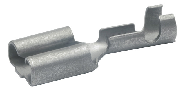 Flachsteckhülse Ms 0,5-1qmm fl_6,3x0,8mm fl 6,3x0,8mm n.iso