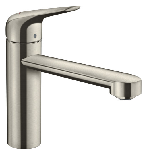 hansgrohe Spültisch-Einhebelmischer 120 Focus M42 1jet, Edelstahl-Optik