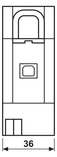 Datenschnittstelle REG 2TE KNX USB