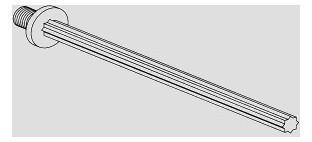 Sanit Druckbolzen für Urinale