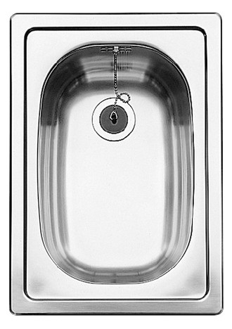 Blanco Einbau-Becken TOP EE 33 x 47 x 15 cm, Edelstahl, ohne Ablauffläche
