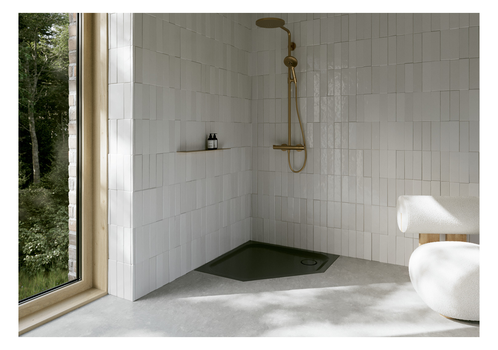 Duschwanne BetteCaro 5319 80x80x3,5cm, raven