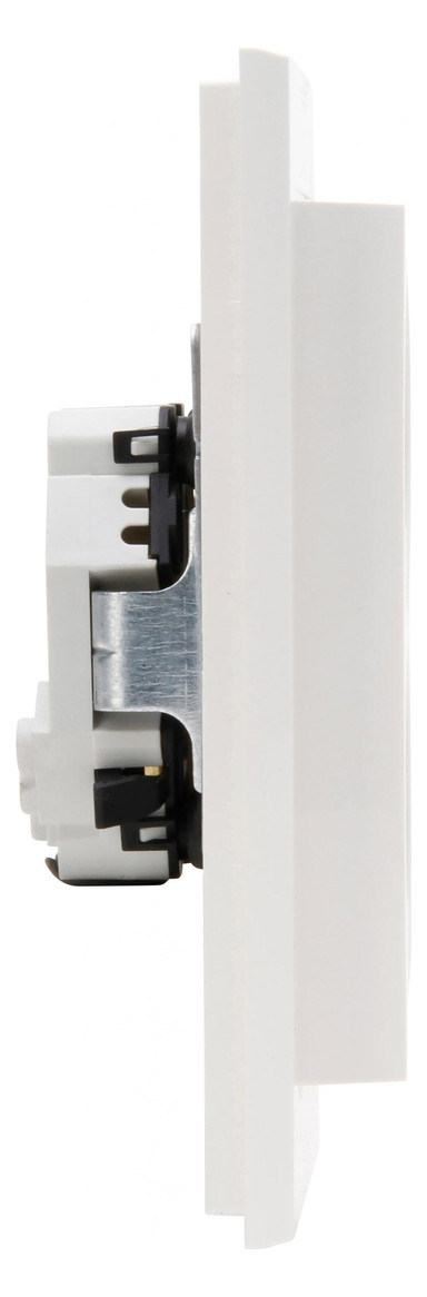 Steckdose 2f rws glz UP IP20