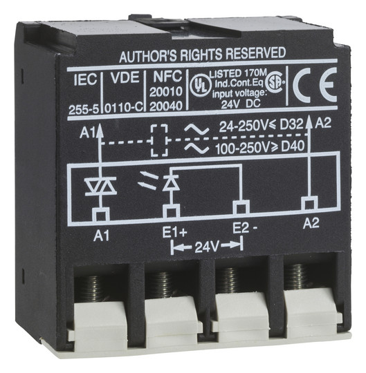 Verstärkerbaustein Direktanb 0,002A/DC 0,015A/AC 24-250VAC 5-30VDC