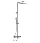 Ideal-Standard Duschsystem Ceratherm T100 Flex mit Brausethermostat, Handbrause, chrom