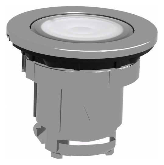 Drucktaster Front 1f ws bel.b Ø30,5mm rnd Geeignet für Beleuchtung IP66