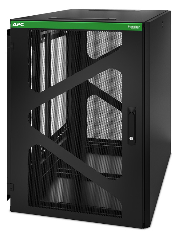 Netzwerkschrank ST 18HE vo/hi RAL9005 B600xH889xT1037mm IP2X pulverbesch