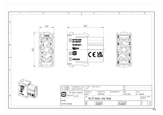 HART HAN-EE-Modul            09140083101 