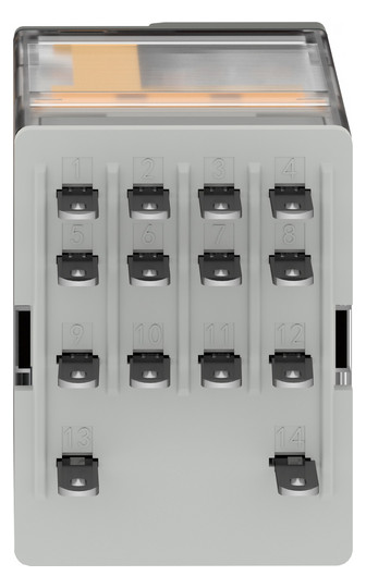 Schaltrelais 24V/AC 4W IP40 21x27x46mm Steckanschl