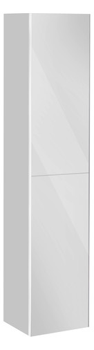KEUCO Hochschrank Royal Reflex 35x167x33,5cm, 1-türig, links, Magnolie/Magnolie