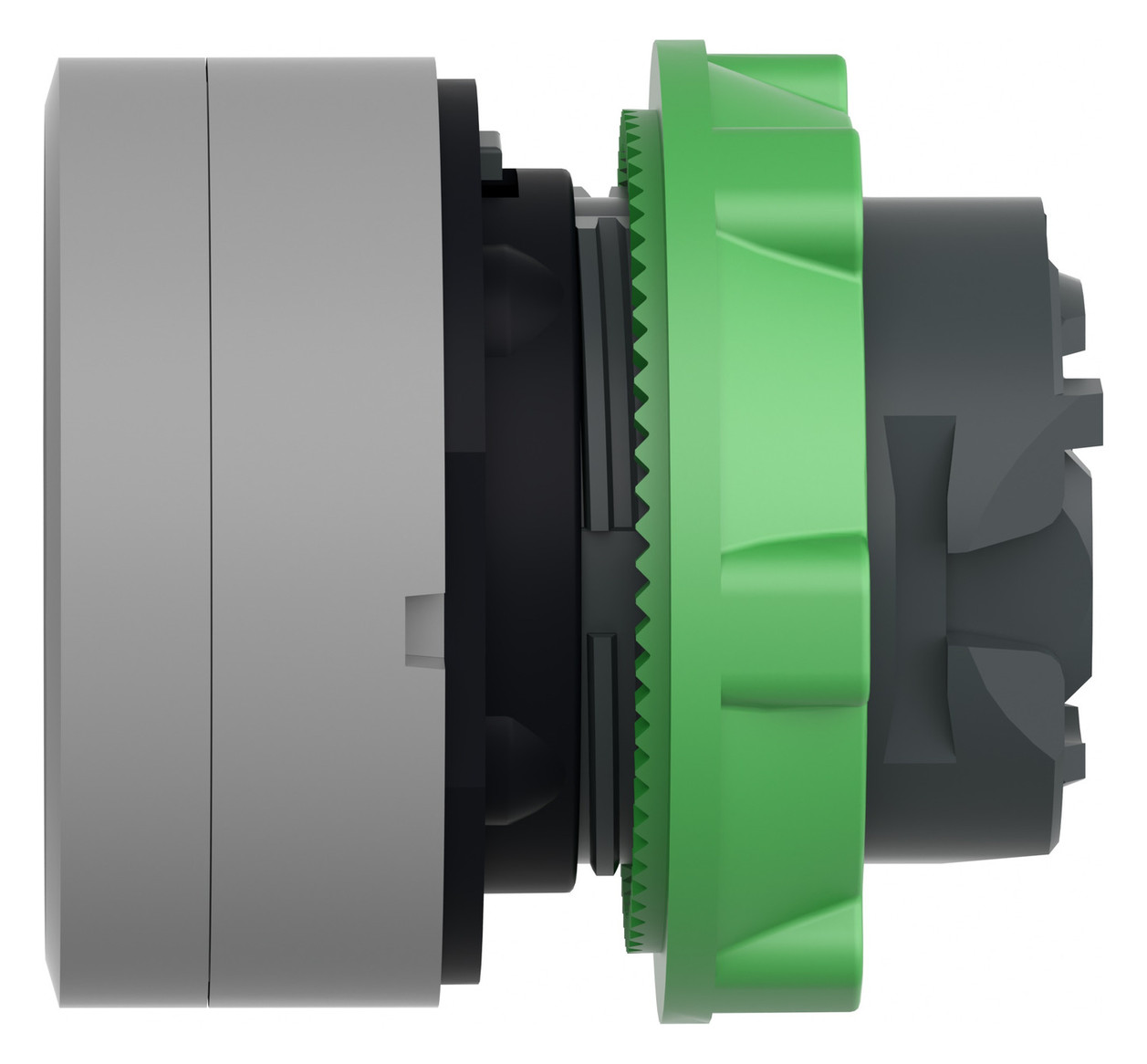 Drucktaster Front 1f ws Ø22mm rnd IP66 Tastend