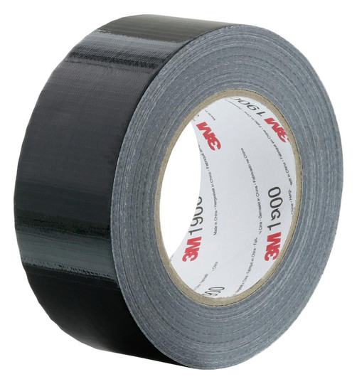3M-Gewebeklebeband 1900, schwarz - 50mm x 50m