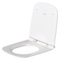 Duravit WC-Sitz DuraStyle ohne Absenkautomatik, Scharniere Edelstahl, weiß