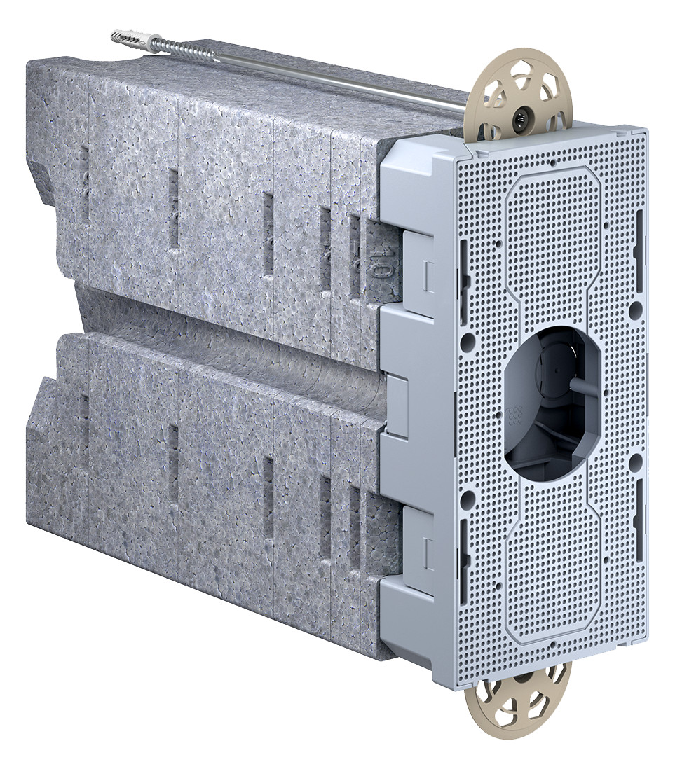 Geräteträger WD 240-310mm Kst 220x110mm Mit Füll-Dämmstoffen