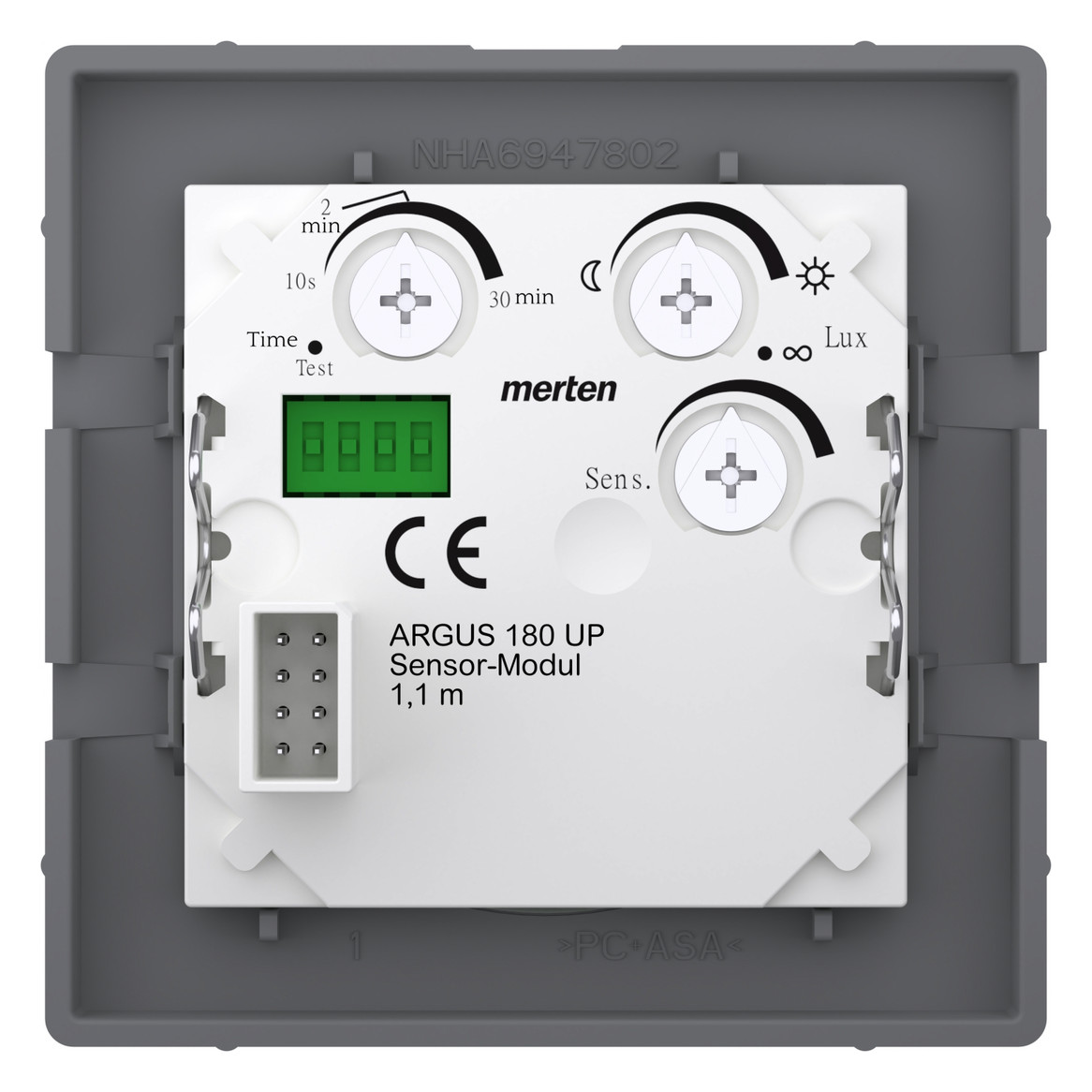 Bewegungsmeldersensor UP System Design UP 180° edst 1,1m IP20 Vernetzbar