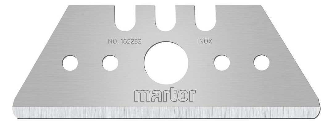 Bild Trapezklinge 165232.70 Pack a 10 Stück r ostfrei abgerundete Spitzen MARTOR-0