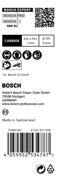 Bild Säbelsägeblatt EXPERT S 1122 CHM Bosch VE à 10 Stück Hard Nail Pallets-3