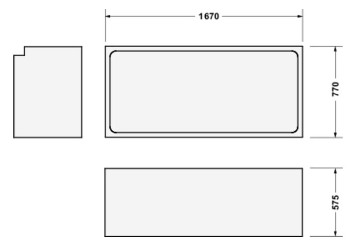 Duravit Wannenträger für Badewanne 700336