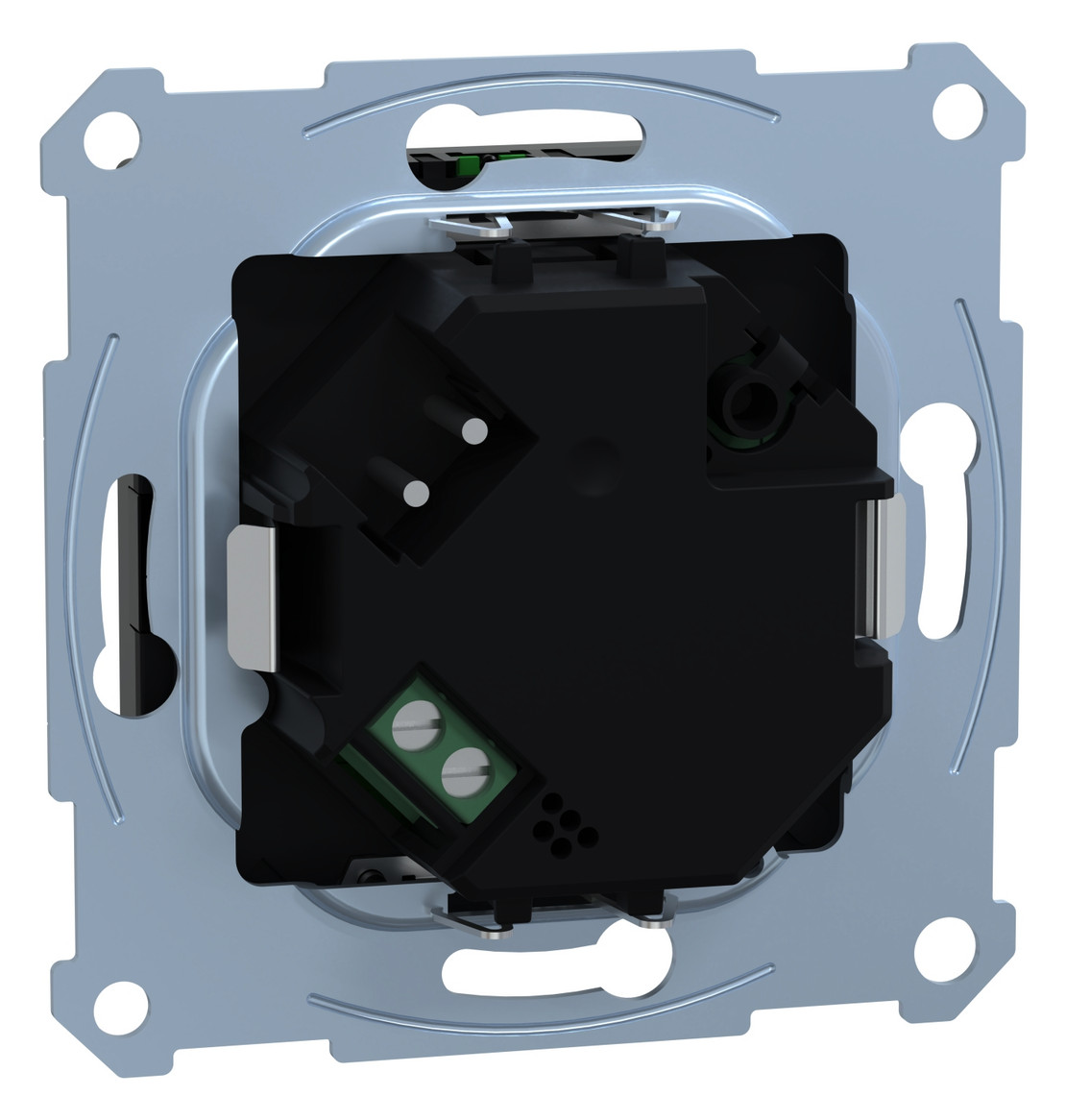 Raumtemperaturregler UP System M KNX m.Abdeckpl Mit Vor-Ort Bedienung