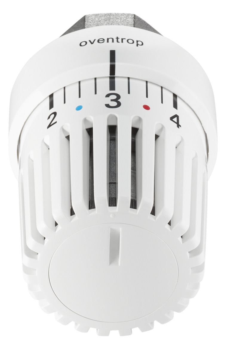 Oventrop Thermostat Uni LH weiß, 7-28 °C, mit Nullstellung, mit Flüssig-Fühler