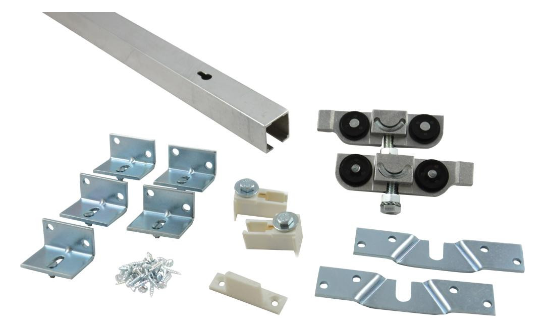 Bild Zimmerschiebetürbeschlag Set 80kg 190cm - n.a.-0