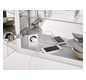 EMCO Aufputz-Lichtspiegelschrank prime 1200x700mm, mit Lichtpaket, 2-türig, aluminium/spiegel