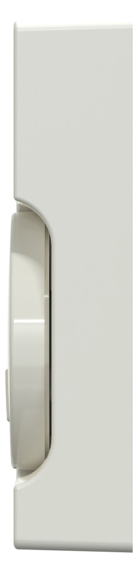 Zentralplatte Raumtemp System M polws glz div.Symbole