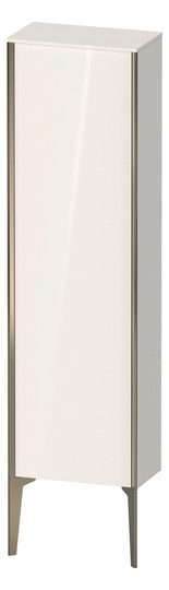 Duravit Halbhochschrank XViu 40x24x133cm, champagner matt, Tür links, Eiche terra