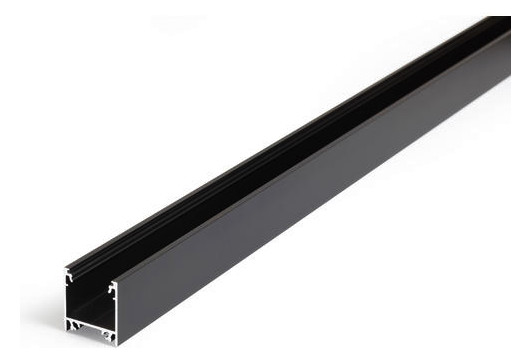 Anbauprofil sw Alu 2000x23x25,1mm