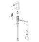 Infrarot-Waschtisch-Armatur HANSAELECTRA chrom, Batteriebetrieb, Ausladung 123mm