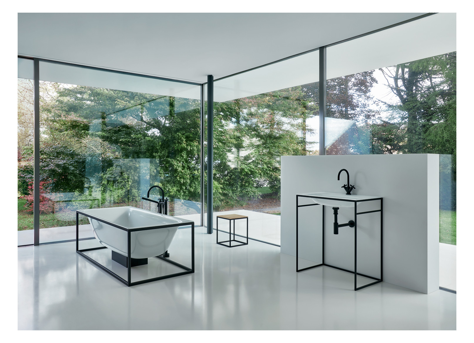 Einbau-Waschtisch BetteLux Shape A170 60x49,5cm, anthracite