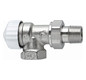 Heimeier Thermostat-Ventilunterteil V-exact II Rp 1/2 x R 1/2, Axial, stufenlose Voreinstellung, Rotguss vernickelt