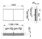 KEUCO Spiegelschrank Royal Modular 2.0 1200 x 700 x 120 mm, ohne Steckdose, Wandeinbau, 2 Türen