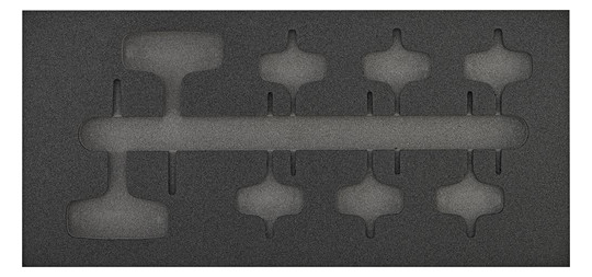 Werkzeugmodul 1/3 - leer, für PB-T-Griff...