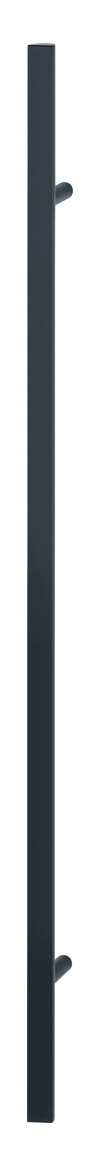 Bild HOPPE Stoßgriff E5091, BA 1.200mm, L 1.600mm, Durchmesser 40x23mm, verdeckt verschraubt, schwarz matt-0