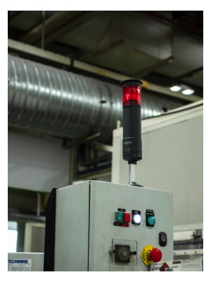 Akustikmelder Dauer/Pulston Ø60mm IP54 sw 24V/50Hz