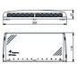 Patchpanel 12Ports MPD12-HS K Cat6A Wandmont Schirm RAL7035 118x255x37mm