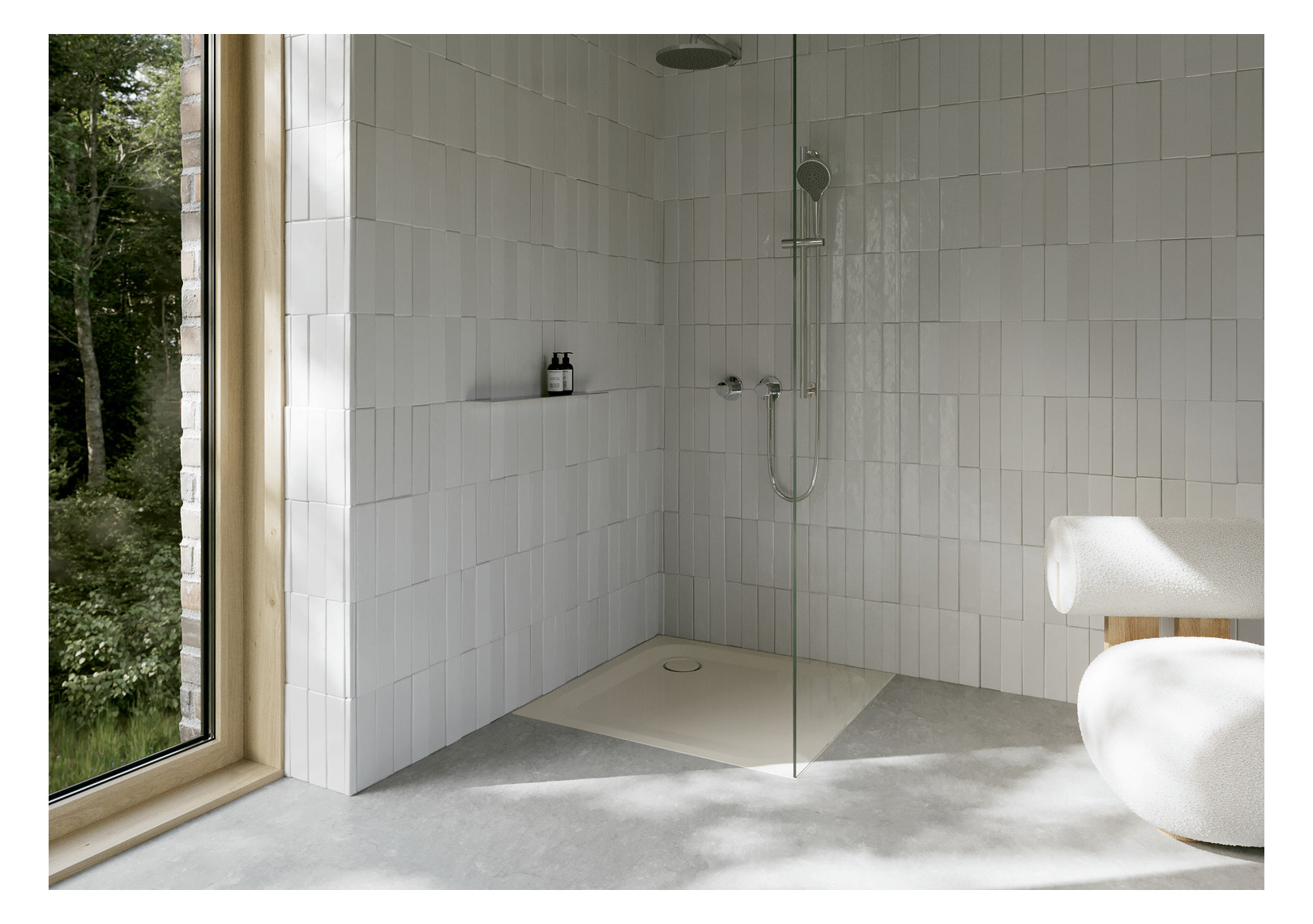 Duschwanne BetteUltra 5930 90x90x2,5cm, pergamon