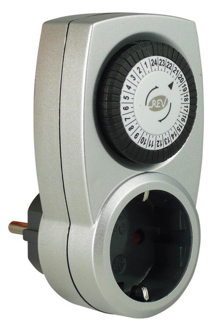 Bild Zeitschaltuhr mechanisch silber REV-0