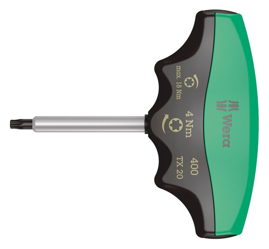 Wera-Drehmomentindikator mit T-Griff 400TX - 4,0Nm, Tx20