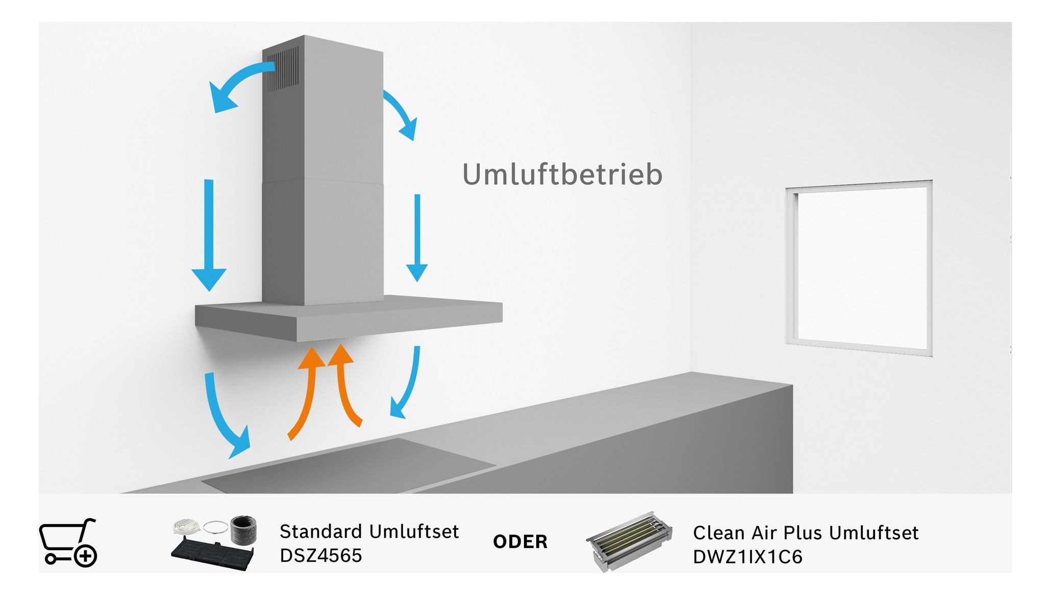 Dunstabzugshaube Flschirm 600mm si A LED 71dB 717cbm/h Ø120-150mm 5st Abl/Uml