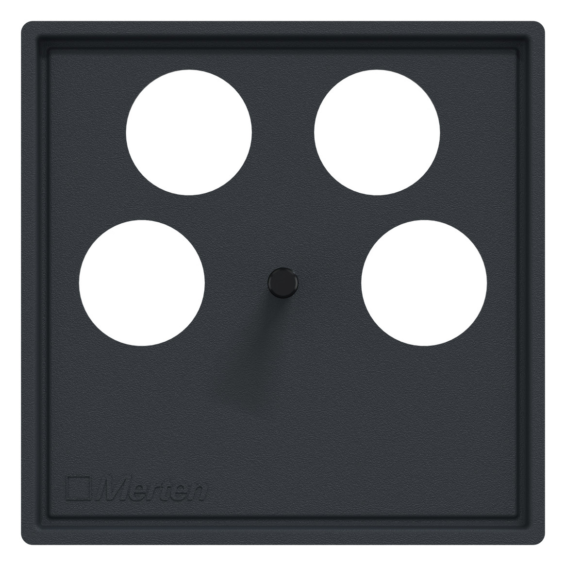 Zentralplatte Sat/TV/Radi System M anth Schraubbef 4f Zentralplatte Sat/TV/Radi System M anth Schraubbef 4f