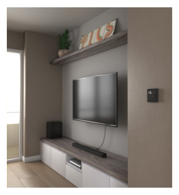 Raumtemperaturregler Zigbee anth mt Bedienelement Mit Vor-Ort Bedienung