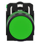 Drucktaster 1f gn rnd Ø22,5mm 1S IP30 fl Tastend