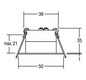 LED-Lichtpunkt 3,3W 3000K 160lm ws Konv IP44