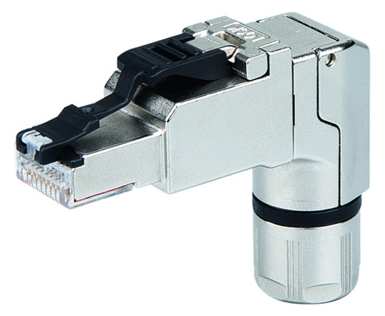Modular-Stecker Cat6A RJ45 27-22AWG Feldkonf Schirm Litze massiv