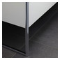 Duravit Halbhochschrank XSquare 50x23,6x113,6cm, stehend, Tür links, Eiche schwarz